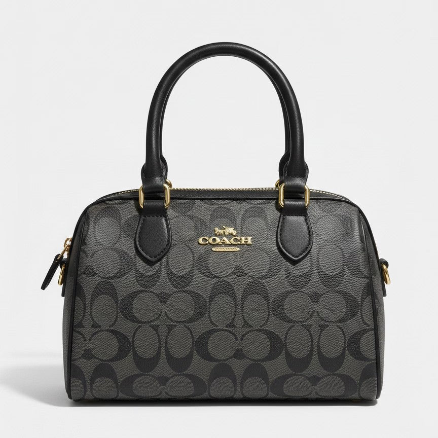 The Rowan satchel bag in signature Bag