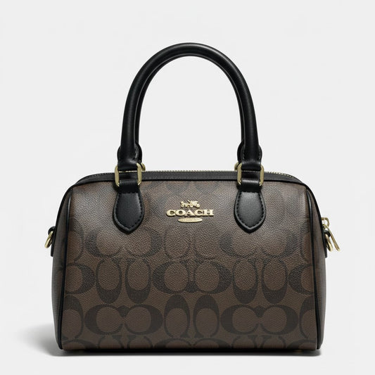 The Rowan satchel bag in signature Bag