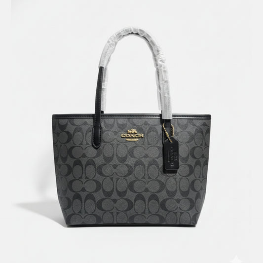 The Mini City Tote bag in signature canvas