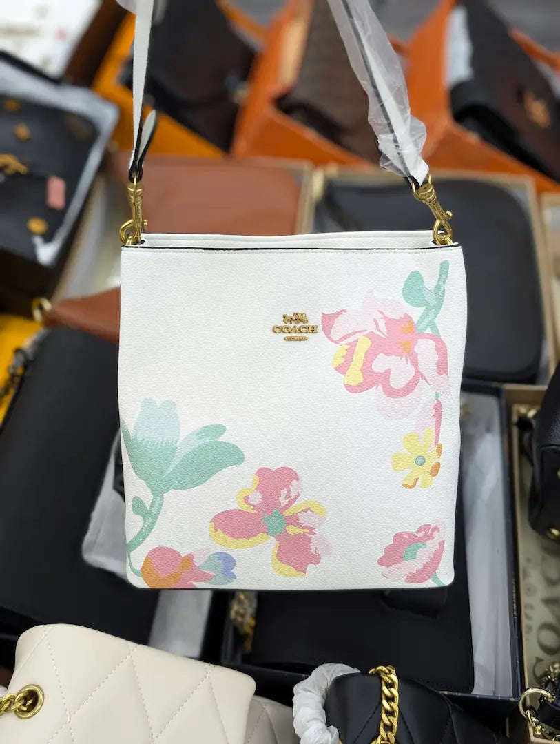 Coach Bucket Floral Print