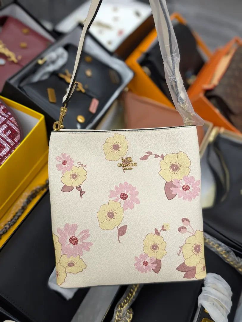 Coach Bucket Floral Print