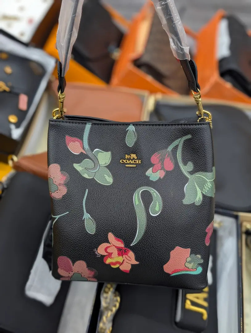 Coach Bucket Floral Print